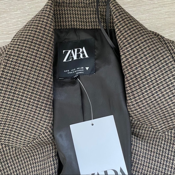 Zara Oversized Plaid Blazer - Picture 14 of 16
